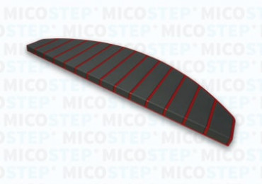 Micostep® trapmat Rood – Antraciet